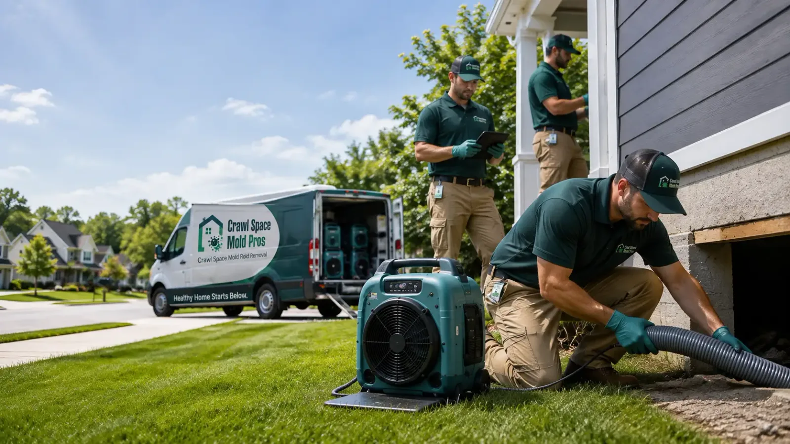 Crawl Space Mold Removal in Lyman, NE